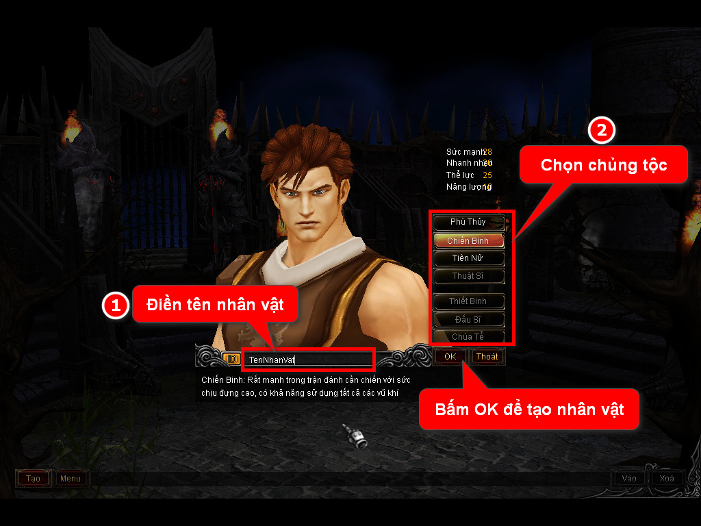 Chức năng chính của Game MU Tái Sinh